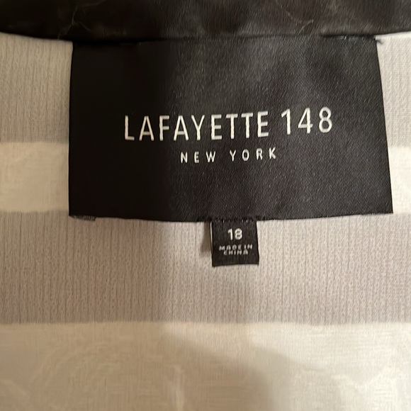 Lafayette 148 Floral Stripe Blazer - Picture 10 of 11